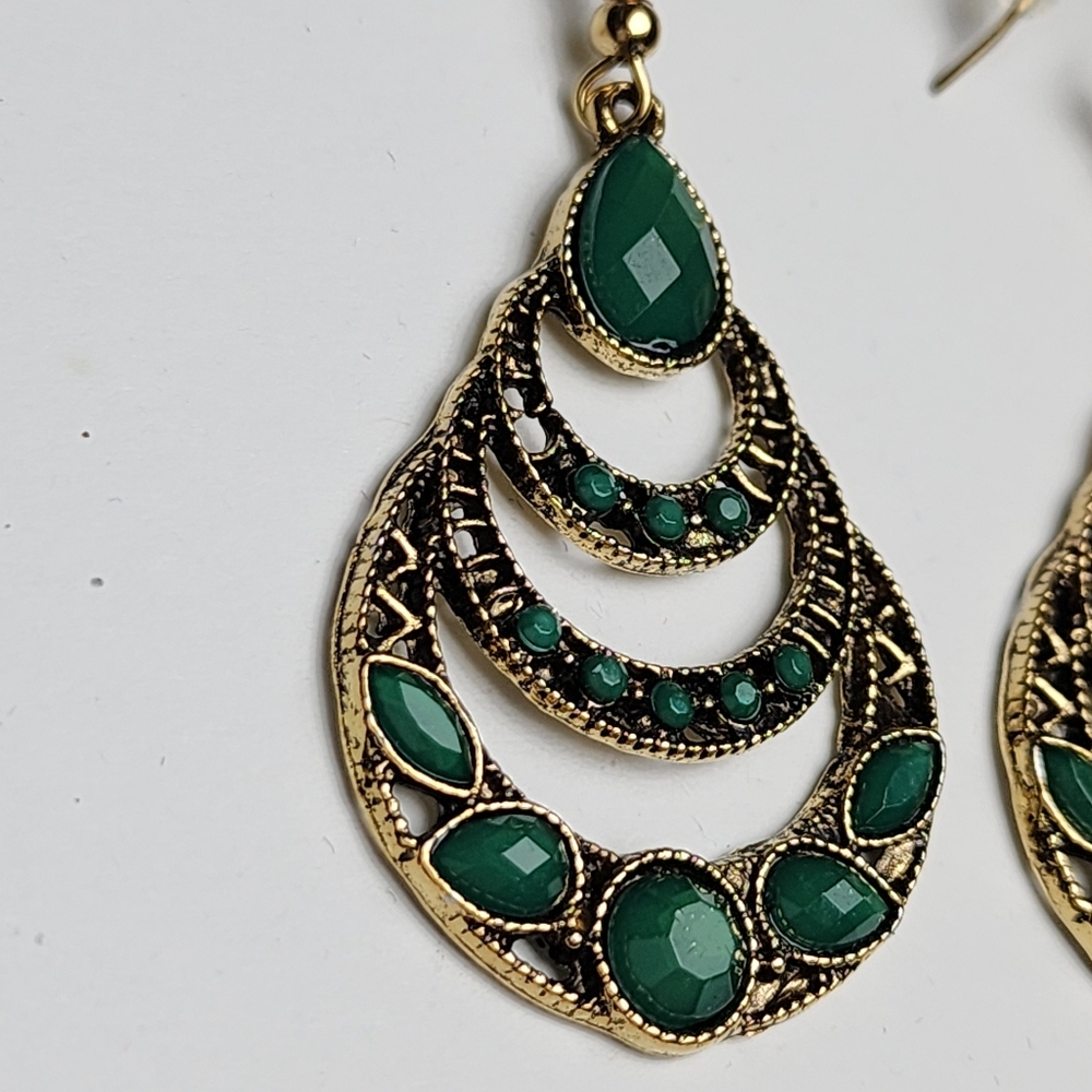 Bohemian Vintage Style Statement Earrings - Picture 3 of 7